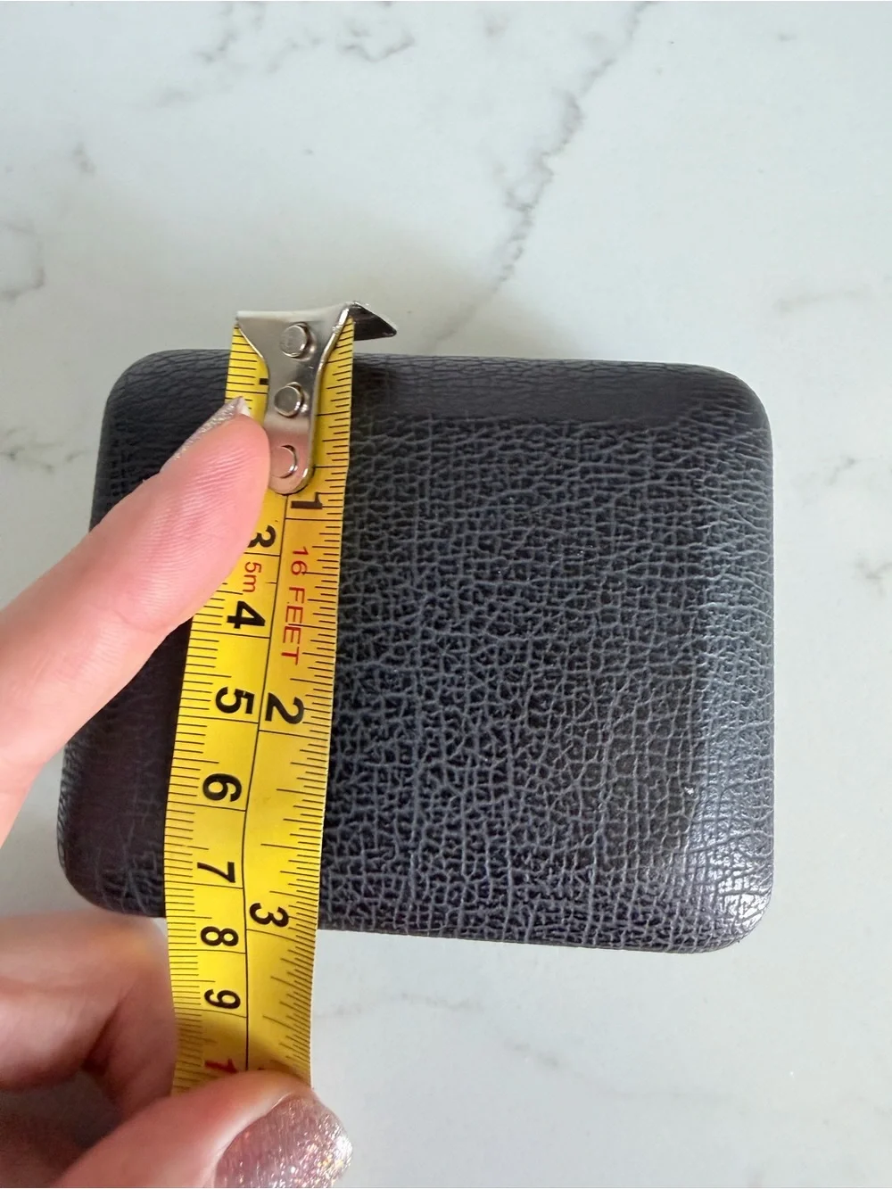 Vintage 1970’s Denmark Velvet Lined Hearing aid box Jewelry Storage Case
